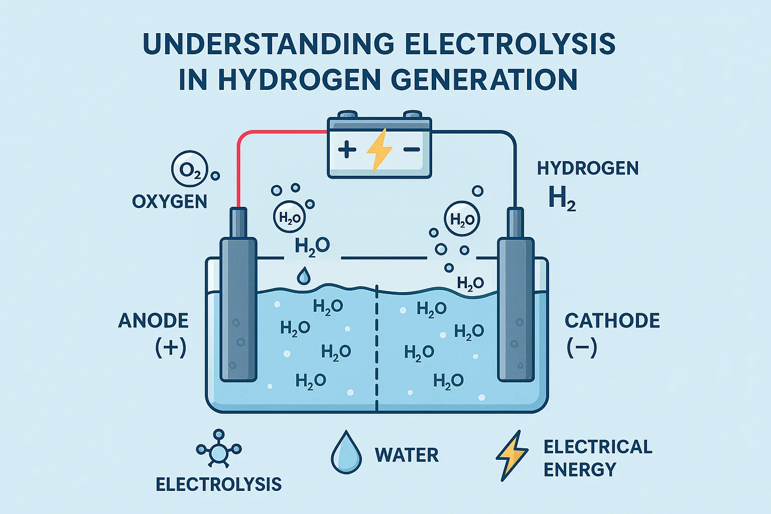 Understanding Electrolysis in Hydrogen Generation